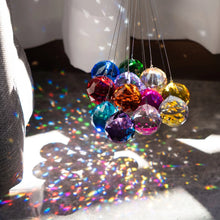 Faceted Glass Crystal Ball Prism Suncatcher Pendant for Hanging Decor - image 2