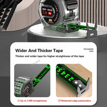Fluorescence Tape Measure 5/7.5/10m Thickened Transparent Woodwork Ruler High Carbon Steel Meter Gauge Distance Measuring Tape