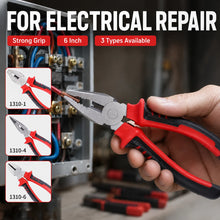 Electric Wire Pliers Large Opening Sharp Multifunction Tool for Cutting Twisting Gripping Metal Wires Heavy Duty Industrial Tool