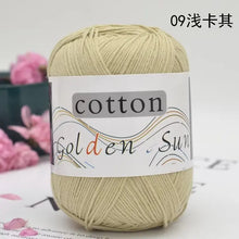 1Pc 50g Hand knitting 100% cotton yarn soft crochet yarn to knit sweater blanket hat line crocheting amigurumi doll bag threads