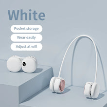 Lenovo Neck-Worn Fan Portable Wearable Personal Fan USB-Charged With 5 Speeds Foldable Cooling Fan for Students Children