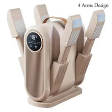 Secador de zapatos plegable de seis brazos ZaiXiao, secador eléctrico de zapatos y botas con control de tiempo, calentador de zapatos doméstico, calentador portátil para calcetines
