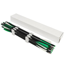 6/12PCS 20 Inch Crossbow Arrow Black Crescent Nock Mixed Carbon Arrows Outdoor Hunting Games for 250LB Crossbow