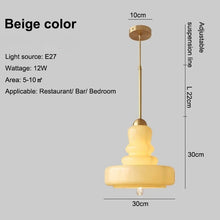 Modern Nordic Retro Glass Pendant Light Dining Room Hanging Chandelier E27 Fixture For Living Room Bedroom Kitchen Decoration L