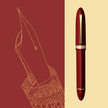 Pluma estilográfica de resina con émbolo triangular Majohn V60, punta EF/F, pluma de escritura, suministros de papelería para escuela, oficina y negocios, pluma de regalo