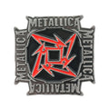 Metallica Enamel Pins Heavy Metal Rock Band Square Star Logo Brooches Punk Metal Badges Backpack Denim Jacket Lapel Pin Gift
