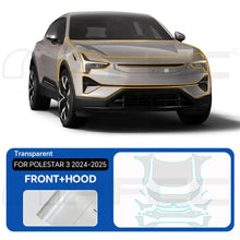 Película de protección de pintura TPU para Polestar 3 2024 2025 PPF precortada, protector transparente de carrocería, resistente a arañazos, invisible y reparable