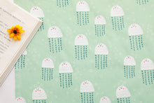 New pink green marine animal print cotton fabric for sewing craft cloth quilting baby dress tecido diy patchwork handmade tissu