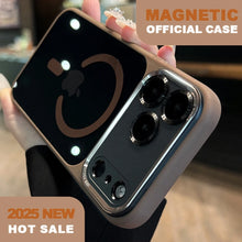 Funda magnética original 2025 para iPhone 17 11 12 13 16 Pro Max Air 14 15 16 Plus con carga inalámbrica Magsafe, protectora