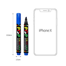Set de 12 marcadores para pizarra blanca POP, puntas biseladas, borrables, recargables, seguros, no tóxicos, para reuniones de oficina, suministros educativos