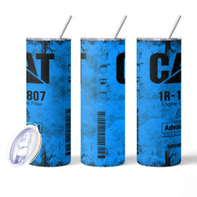 20oz Engine Oil Filter Stainless Steel Vacuum Insulated Tumbler Cup with Straw Engineer Gift for Cold Hot Drink Flask Reusable