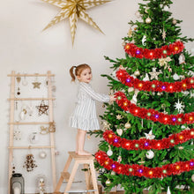 1/3pcs 5M Christmas Tinsel Garland Decorations,Indoor/Outdoor Hanging Party Decor for Tree, New Year's,Durable Festive Decor