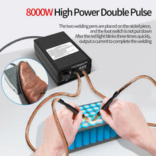 8000W Mini Spot Welder Kit DIY Automat 18650 Battery Pack Welding Portable Spot Welding Machine Pen For 0.15MM Nickel Strip