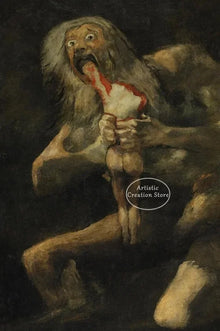 Witches Sabbath By Francisco De Goya The Colossus Canvas Painting Poster Wall Art Picture Cinema Room Home Bedroom Decoration