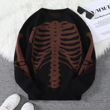 New Popular Autumn and Winter Backbone Jacquard Pattern Pullover Sweater Casual Round Neck Knitted Men's Pullover