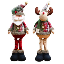 casa decoração decoracion casa Home decoration Christmas Santa Snowman-Reindeer Christmas Decoration Leg Table Mantel Decoration