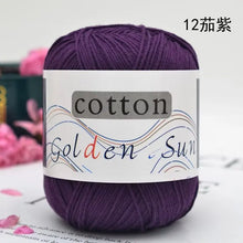 1Pc 50g Hand knitting 100% cotton yarn soft crochet yarn to knit sweater blanket hat line crocheting amigurumi doll bag threads