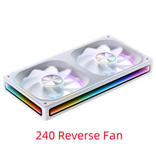 JONSBO ZA-120/240/360 Computer Case Fan 12CM 5V ARGB 120mm Monolithic Structure Water-Cooled Fan  PWM Forward/Reverse Fan Kits