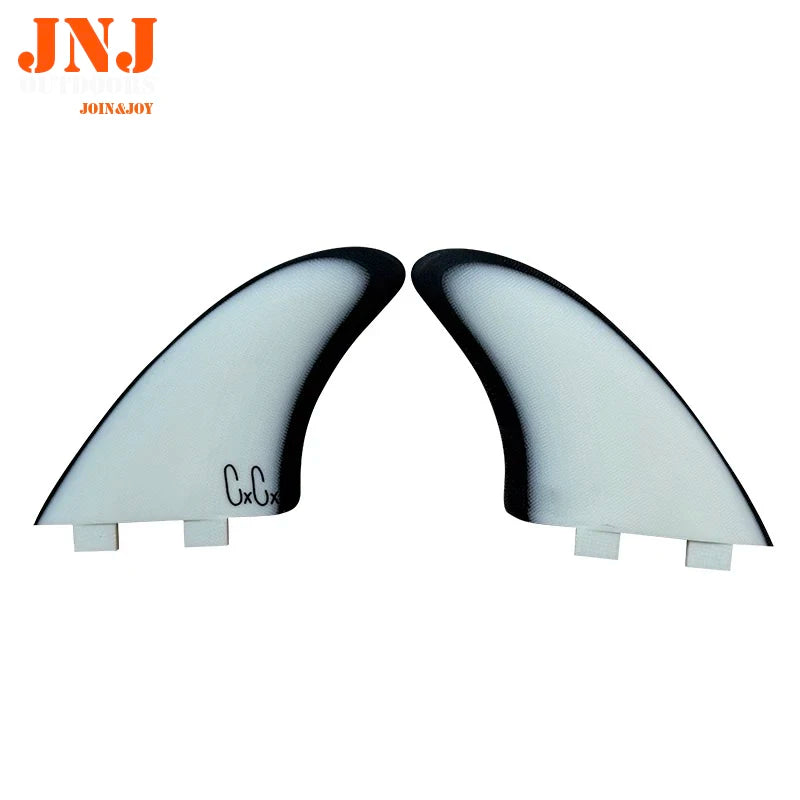 JNJ-FCS I 5.25 Inch Solid Fiberglass Surfboard Twin Fins