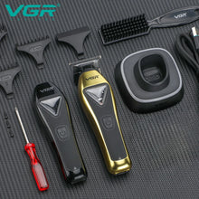 VGR Hair Trimmer Professional Hair Clipper Cordless Barber 10000 RPM Clipper Vector Motor Haircut Metal Trimmer for Men V-994