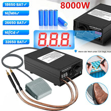 8000W Mini Spot Welder Kit DIY Automat 18650 Battery Pack Welding Portable Spot Welding Machine Pen For 0.15MM Nickel Strip