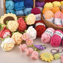 12Colors/Set Soft Yarn Fine Quality Hand-Knitting Thread Soft Warm DIY Cotton Wool Threads For Handmade Knitting Crochet Yarn