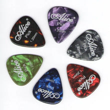 6pcs Electric Guitar Pick Acoustic Music Picks Plectrum 0.58/0.71/0.81/0.96/1.20/1.50mm Thickness Guitar Accessories