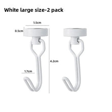 Heavy Duty Neodymium Rare Earth Magnetic Hooks for Cruise Ship Refrigerator Kitchen Home Office Hanging Organization Strong Hold