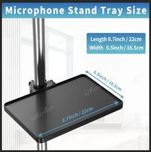 Universal Microphone Stand Tray High Quality Plastic Recording Sound Card Tray Live Streaming Music Stand Studio Mic Accessories