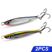 1-5Pcs Lure Kit 7g 10g 20g 30g 40g Metal Jig Spoon VIB Sinking Pencil Fishing Tackle Box Teflon Hook Pesca Swimbait Baits