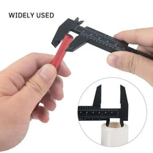 New 1PC Plastic Vernier Caliper Digital Display Caliper Mini Text Play Caliper Student Vernier Ruler 0 to 150mm Measuring Tool