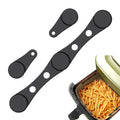 Hebilla magnética para revestimiento de silicona para freidora de aire, clips magnéticos de silicona para papel pergamino y hebilla de fijación para revestimiento de freidora de aire