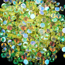 Aurora Series Glitter Non Hot Fix Rhinestone Flatback Crystals Strass Nails Accessories Diamond For Nail Art Nail Charms