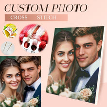 Cross Stitch Photo Custom Embroidery Kits Cotton/silk Thread Painting DIY Needlework DMC Set Counted Printed on Canva Gift Home