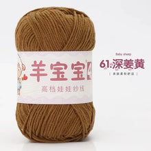 50g 1pc Hand Knitting Milk Cotton Yarn Knitted Blanket Sweater Scarf Doll Crochet Yarn wool thread line Crocheting amigurumi