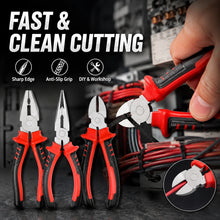 Electric Wire Pliers Large Opening Sharp Multifunction Tool for Cutting Twisting Gripping Metal Wires Heavy Duty Industrial Tool