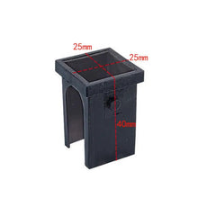 Square Black PP/PE Inner Hollow Variable Diameter Tubing Plug Sliding Isolation Sleeve End Has for Fitness Equipment Accessories