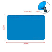 Silicone Soldering Mat Pad Desk Platform  for Welding Station Iron Phone PC  Repair Magnetic Heat Insulation No Lead S-160
