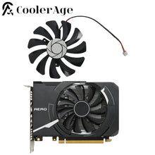 Ventilador de tarjeta de video 85MM HA9010H12F-Z GTX1650 de 2 pines para tarjeta gráfica MSI GeForce GTX 1650 AERO ITX 4G OC, ventilador de refrigeración de repuesto