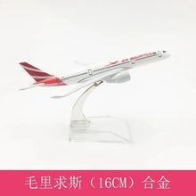 Modelo de avión a escala 1/400 de 16 cm, Airbus A350 de Air Mauritius, decoración, avión de aleación, regalo para coleccionistas y entusiastas de la aviación