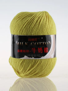 1Pc 50g Milk Cotton Knitting Yarn Crochet Yarn Hand Knitted Line DIY Knit Sweater Scarf Hat sock blanket amigurumi threads 120M