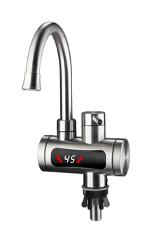 Instant Electric Water Heater 3300W EU Plug Under Sink 220V Kitchen Bathroom Tankless Hot Water Faucet Heater 360° Rotatable