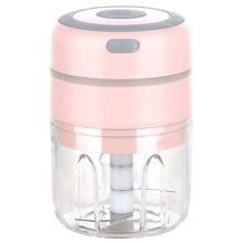 Electric Mini Garlic Chopper  Portable Cordless Vegetable Blender, Onion Mincer with USB Charging for Baby Food, Chili, Herbs