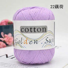 1Pc 50g Hand knitting 100% cotton yarn soft crochet yarn to knit sweater blanket hat line crocheting amigurumi doll bag threads