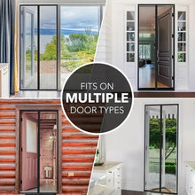 No-Drill Magnetic Mesh Door Curtain - Invisible Mosquito & Insect Proof Screen for Home Use