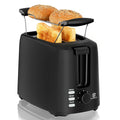 SUPERLEX Toaster 2 Slice Wide Slot 6 Modes Automatic Breakfast Machine 3-Buttons Small Stainless Steel Bread Toaster