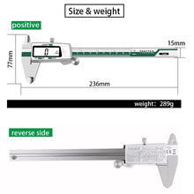 ET50 150mm Stainless Steel Digital Caliper 6-Inch 0.01mm High Precision Fraction/MM/Inch Measure Woodworking Thickness Gauge