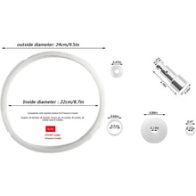 2024 New Sealing Set Replacement Float and Seals Spare Part Silicone Gasket and Float for 5/6 Quart Electric Pressure