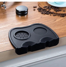Espresso Coffee Tampers Mat Station Press Tampering Holder Corner Mat Pad Silicone Coffeeware Tamping barista WDT Tools