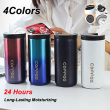 Stainless Steel Coffee Thermos Bottle Thermal Mug Leakproof Car Vacuum Flasks Coffee Cup Travel Portable Insulated Bottles